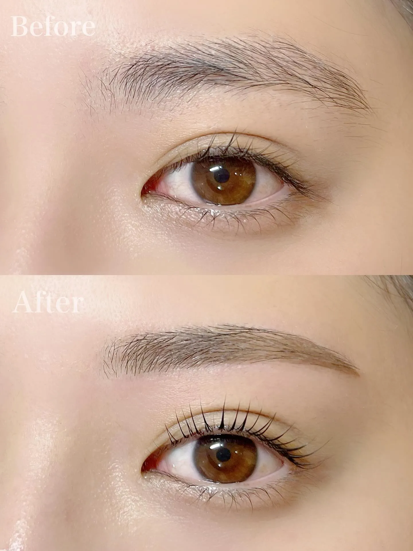 ラッシュリフト×美眉スタイリング♡