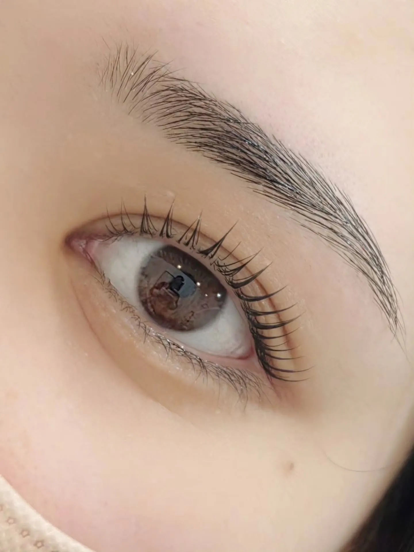 𖤐′-まつ毛パーマ+美眉スタイリング😘