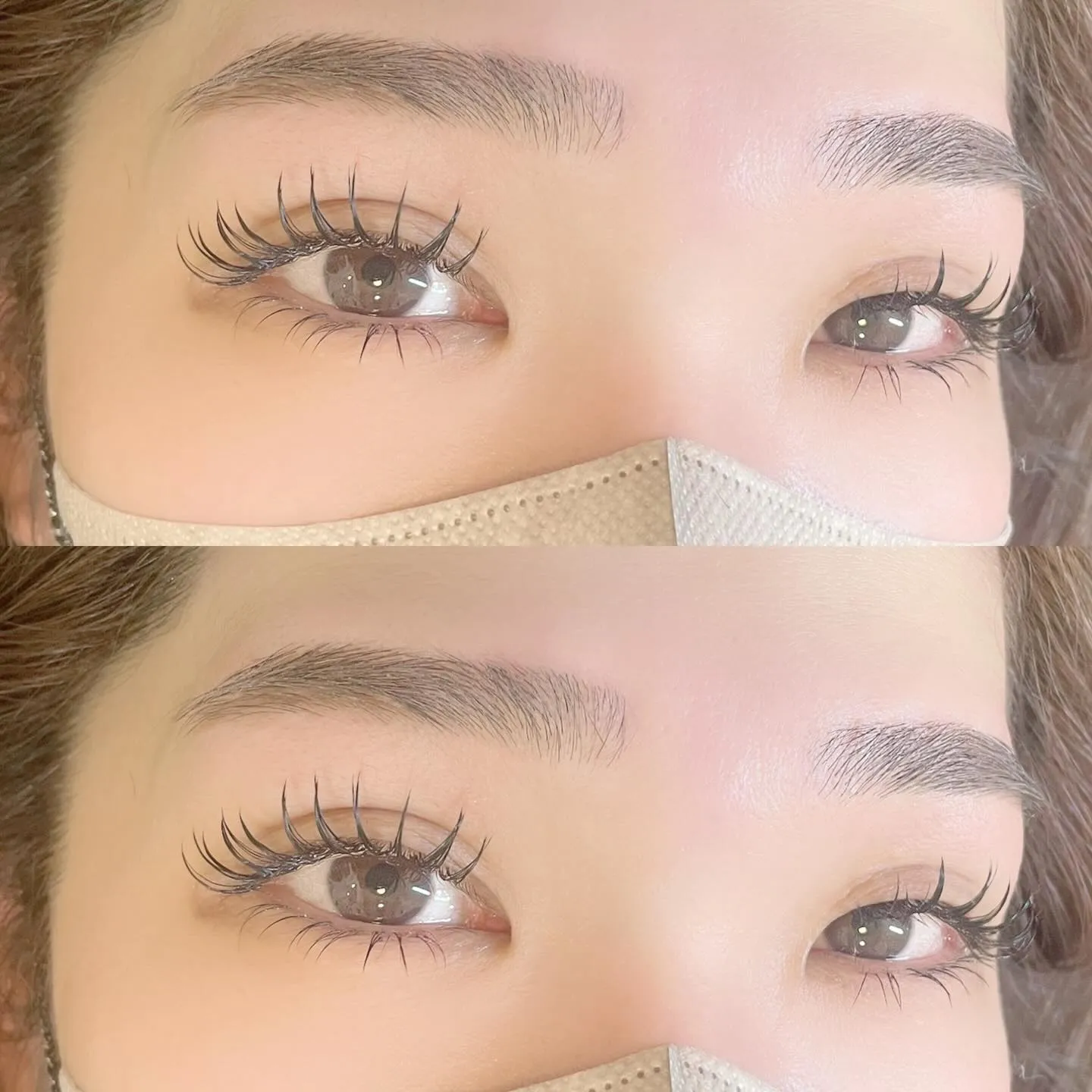 LED上下エクステ&美眉スタイリング✨✨